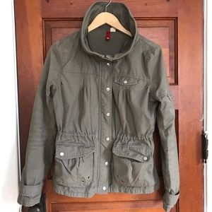H&M Green Utility Jacket